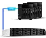 Asustor Lockerstor 12RD AS6512RD - 12 Bay NAS, Quad-Core 2.1GHz CPU, 2.5GbE Port, 8GB RAM DDR4, 2U Rackmount Server with redundant Power Supply, Retail Box, 1 year warranty