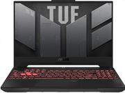 Asus TUF Gaming A15 FA507NU Series Grey Gaming Notebook - AMD Ryzen 5 7535HS Hexa Core 3.3Ghz with MAX Boost Clock up to 4.55Ghz 16MB L3 Cache Processor, 8GB DDR5-4800 SO-Dimm Memory, Supports 64GB Max Mem, 2 Memory slots, 512GB SSD Solid State Hard Drive PCIe, NO optical drive, 15.6 inch Full HD (1920 x 1080 resolution) 144Hz LED Backlit Display, nVidia Geforce RTX 4050 with 6GB dedicated graphics, 802.11ax Wi-Fi 6, 10/100/1000 Gigabit Ethernet LAN, Bluetooth, Webcam, 4 Cell Battery, Standard US Backlit Keyboard, 1x USB 3.2 Gen 1 Type-C, 1x USB 3.2 Gen 1 Type-C support DisplayPort / G-SYNC, 2x USB 3.2 Gen 1 Type-A, HDMI output, 2.2 kg, Microsoft Windows 11 Home 64 bit Edition, Retail Box , 1 year Warranty