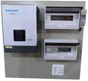 Solarix Esener 5.5KVA 48VDC 100A High Voltage Parallel Inverter And Semi Plug And Play Power Board Solution – 100A MPPT Solar Charge Controller, 5500w Rated Power, Maximum Charge Current 100A, OffGrid 145VDC, AC/DC Ready DB Board with 40A AC UPS Changeover and is DC Solar Ready, A/C Input Circuit Breaker for AC Protection, DB Board is Pre Wired to Inverter (AC and DC Sides), Plug Socket with 2 Pin and USB Ports, Wall Bracket Included, Brown Installer Box, Retail Box, 1 Year Limited Warranty
