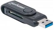Manhattan 24-in-1 card reader /writer usb 3.0, Retail Box, Limited Lifetime Warranty