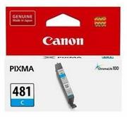 Canon CLI 481 Cyan Ink Cartridge - Compatible Printer Canon Pixma TS8140, Canon Pixma TS9140 , Retail Box , No Warranty