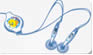 Tweety Earphone Colour: Silver/Blue, Retail Box , No warranty