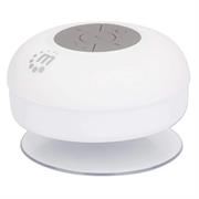 Manhattan Bluetooth Shower Speaker - Bluetooth 4.0, Omnidirectional Mic, Integrated Controls, White, Retail Box , 1 year Limited Warranty