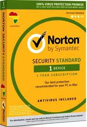 Norton Security Standard For PC/Mac - 1 Device User, Retail Packaging, No Warranty on Software