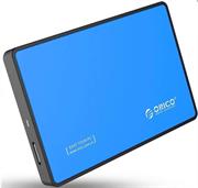 Orico 2.5 inch USB 3.0 Hard Drive Enclosure - Blue, Retail Box, 1 year warranty