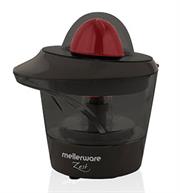 Mellerware Citrus Juicer 500ml Colour: Black - This 25W, 500ml Citrus Juicer has 2 direction rotations and detachable parts for cleaning. Retail Box 1 year warranty