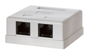 Netix RJ45 double surface mount box, OEM , No Warranty