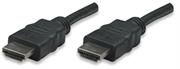Manhattan High Speed HDMI Cable - HDMI Male to Male, Shielded, Black, 7.5 m, Retail Box, Limited Lifetime Warranty