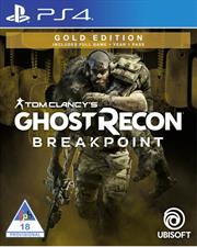 PlayStation 4 Game - Tom Clancy Ghost Recon Breakpoint Gold Edition Retail Box, No Warranty on Software