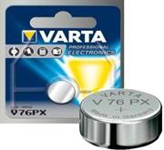 Varta V76PX Primary Silver Oxide Button cell 1.5V Battery,145mAh-Type No:4075-Single Pack, Retail Box , No Warranty