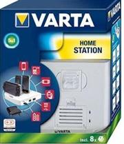 Varta Professional V-Man Home Station-Incl. 8 adapters,USB output, 5.5 V, 800 mAh,5xCharging slots,Charges 2 Mignon or Micro batteries, Retail Box , No Warranty