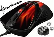 Sharkoon FireGlider Gaming Laser Mouse inc Weights 118 to 135g, DPI 600 to 3600, USB Interface , 6 Buttons + Macros, Retail Box , 1 Year warranty