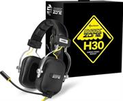Sharkoon SHARK Zone H30 Robust Gaming Stereo Headset -Max. Power: 100 mW , Speaker Diameter: 40 mm , Circumaural design , Inline Controller , Retail Box , 1 year Limited Warranty