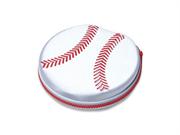 Manhattan 12 Capacity Baseball Design CD/DVD Wallet-hold up to 12 disks, Retail Box, No Warranty