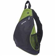 Manhattan Dashpack - Lightweight, Sling-style Carrier for Most Tablets and Ultrabooks up to 12", Black/Green, Retail Box, Limited Lifetime warranty