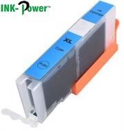 Inkpower Generic Replacement for Canon PGI 471XL Cyan Ink Cartridge- Page Yield 300 Pages with 5% Coverage for use with Canon Pixma Printers- MG5740, MG5720, MG5721, MG5722, MG5750, MG5751,MG5752, MG5753, MG6820, MG6821, MG6822, MG6850 MG6851, MG6852, MG6853, MG6860, MG7720, MG7721, MG7722, MG7723, MG7740, MG7750, MG7751, MG7752, MG7753, MG7760, Pixma TS5040, TS6040, TS8040, TS9040, Cyan, Retail Box , No Warranty