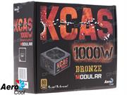 AeroCool KCASM 1000W 80 Plus Bronze Certified Modular Power Supply -Single 12V Rail 14cm Silent Black Fan Smart Thermal Fan Speed Control circuit, Compliant with ATX12V Ver.2.4 Support latest INTEL 4th generation "HASWELL" CPU with C6/C7 power saving mode Retail Box , 12 Month Limited warranty,