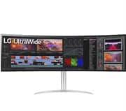 LG 49 inch 49WQ95C Series UltraWide WQHD Curved Gaming Monitor - 49 inch UltraWide Dual WQHD (5120 x 1440) at 144Hz, Nano IPS Display, VESA Display HDR 400, USB Type-C with 90W Power Delivery, 2x 10W Stereo Speaker with Rich Bass, Eye Care Features, Height/Tilt/ Swivel Adjustable Stand, 2x HDMI, 1x DisplayPort, 1x USB-C, 2x 10W Stereo Speaker with Rich Bass, Retail Box , 3 year warranty
