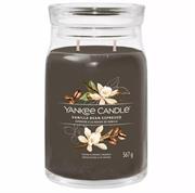 Yankee Candle Signature Collection Large Vanilla Bean Espresso - New jar design, 2 wicks Retail Box No warranty