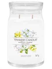 Yankee Candle Signature Collection Midnight Jasmine Large Jar - New jar design, 2 wicks Retail Box No warranty