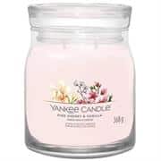 Yankee Candle Signature Collection Medium Pink Cherry Vanilla - New jar design, 2 wicks Retail Box No warranty