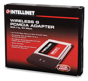 Intellinet Wireless G PC Card -Up to 54 Mbps network data transfer rate-for your Notebook (provides advanced security encryption & decryption ), Retail Box , 1 year Limited Warranty