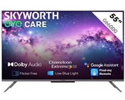 Skyworth 55 inch G6600G Series UHD Smart Google TV - 3840 x 2160 Resolution, 60Hz Refresh Rate, 8ms Response Time, Brightness: 250nit, Google Smart OS, Voice Search, 2x USB 2.0 ports, 3x HDMI ports, 1x Ethernet LAN (RJ-45), Netflix, ShowMax app available, Digital DVB-T2 Child lock, Automatic Software Updates, Retail Box , 3 year Limited Warranty