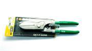 Aiyi Large 10 Inch Spring loaded Tin Snips Straight Cut Cutting Shears with Non-slip Grip Handle - Ideal For Cutting Sheet Metal, Wire and Plastic, Retail Packaging, 3 Months Warranty