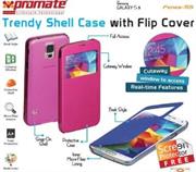 Promate Fenes S5 Bookcover with window Colour:Pink, Retail Box , 1 Year Warranty