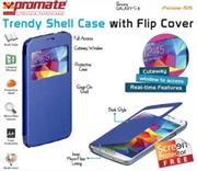 Promate Fenes S5 Bookcover with window Colour:Blue, Retail Box , 1 Year Warranty