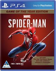 PlayStation 4 Game Spider-Man Game of the Year Edition, Retail Box, No Warranty on Software