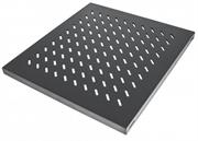 Intellinet 19 Inch Fixed Shelf - 1U, 550 mm Depth, Black, Retail Box , 1 year warranty