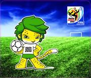 Esquire Official FIFA 2010 Licensed Product-Zakumi Pose Mouse Pad-Purchase as a mémoire of the 2010 Soccer World Cup in South Africa!, Retail Box , No warranty