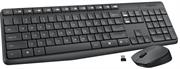 Logitech MK235 Wireless USB Keyboard and Optical Mouse Combo - 128-bit AES Encryption , 2.4 GHz Nano USB Wireless Receiver , Spill-resistant Full-size Low-profile Keyboard Layout , Advanced Optical Tracking Mouse , Up to 10 meters Range -Black , Retail Box , 1 year Limit warranty