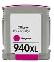 InkPower Generic Replacement Ink Cartridge for HP 940XL C4908A - Page Yield +- 1400 pages with 5% Coverage for HP OfficeJet Pro 8000 / 8500 /8500A – High Yield Magenta, Retail Box