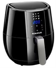 Taurus Digital Plus Airfryer- Spacious 3.5 Litre Non-Stick Fry Basket With Durable 4.8 Litre Non-Stick Drawer, 1500w Air-Frying Power, Cook, Grill, Fry, Roast and Bake Healthier Meals With Up To 80% Less Oil, Large, Easy-To-Read Digital Touch LED Display, 9 Program Preset Functions, Easy To Clean, Dishwasher-Safe, Removable Basket and Separate Non-Stick Drawer, Premium High-Gloss Design, Colour Black, Retail Box 2 Year Warranty