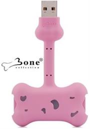 Bone Collection Doggy Link Portable 2-port USB hub-USB 2.0 compliant and USB 1.1 compatible-No external power required-Flexible 'n' bendable design-Pink, Retail Box , 1 year Limited Warranty