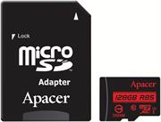 Apacer 128GB Class 10 MicroSD with Adapter, Retail Box, Limited Lifetime Warranty