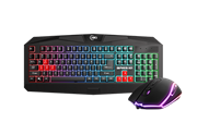 KWG Aries E1 2-in-1 combo, Multi-color backlight,Spill Resistant Design, Gaming Mouse Multi-color lighting 3200 DPI for pixel perfect accuracy 6 smart Keys Advanced ergonomic design for every game player, Retail Box, 1 year warranty