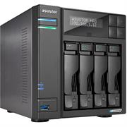 Asustor Lockerstor 4 4 Bay NAS No Hard Drive - Intel Celeron J4125 64-bit Quad Core 2.0GHz (with Turbo Boost up to 2.70GHz) CPU, Integrated Memory 4GB SO-DIMM DDR4 Pre-installed, Total Memory Slots 2, Memory expandable up to 8GB (2 x 4GB), Note: Support mixed capacity, 8GB eMMC Storage, HDD 4 x SATA3 6Gb/s; 3.5"/2.5" HDD/SSD, Maximum Internal Raw Capacity: 72 TB (18 TB HDD X 4, Capacity may vary by RAID types), Maximum Drive Bays with Expansion Unit 16, Maximum Raw Capacity with Expansion Units 288 TB (18 TB HDD X 16, Capacity may vary by RAID types), USB 3.2 Gen 1 x3, 2.5 Gigabit Ethernet x 2 (2.5G/1G/100M), HDMI 2.0a x1, System Fan 120mm x 1, Power Supply Unit Adapter 90W x1, Input Power Voltage 100V to 240V AC, Retail Box, 1 year warranty