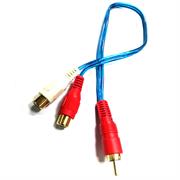 Geeko Audio/Video Rca Y Splitter Cab, Retail Box, Limited Lifetime Warranty