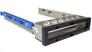 Intel hard drive to slimline floppy conversion kit for SR1400 / SR2400 / SR1435VP2 hard drive to slimline floppy conversion kit- Converts a Hotswap SCSI/SATA drive bay to a slimline floppy bay, Brown Box , EOL Limited Warranty