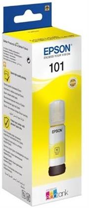 Epson T03V44A 101 EcoTank Yellow Original Ink Bottle - Compatible with Epson EcoTank L4156 MEAF, L6190, L6176, L6170, L6160, L4160, L4150, and L14150 printers, Retail Box , No Warranty