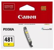 Canon CLI 481 Yellow Ink Cartridge - Compatible Printer Canon Pixma TS8140, Canon Pixma TS9140 , Retail Box , No Warranty