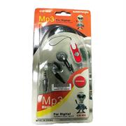 Geeko In Ear Wired Earphones With Volume Control- Hi Fi Sound, Loud Speaker Driver 15mm, Impedance: 32 ohm, Sensitivity: 102dB, Signal Wire 0.8m , Connector: 3.5mm, No Microphone, For Use With MP3, MP4 ,CD Players , Tablet PC’s And Laptops, , Colour Silver and Black OEM, 1 Year Limited Warranty