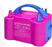 Casey Youmay Electric Balloon Pump- Easy To Operate Quick Solution To Inflate Balloons, Light Weight Design Low Noise Operation, Automatic And Semi-Automatic Modes , 600w Inflating Power, Dual Extended Nozzle Tips, Convenient Carry Handle And Body, Colour Pink And Blue Retail Box No Warranty
