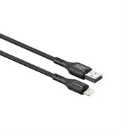 Ezra QC3.0 Quick Charge 1meter 15w 3A UsbA To Lightning Cable, Intelligent Control Charging, Overcharge Protection, Fast Tansmission Speed, Od 5.0 Diameter., Retail Box , 1 Year Limited Warranty