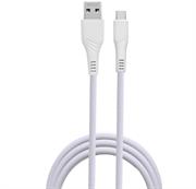 Ezra UsbA To TypeC 3A 1meter White Fast Charge Data Cable, Retail Box , 1 Year Limited Warranty