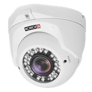 Provision ISR 1080P 4in1 Dome, 20m IR (2 LED Array), 1080P AHD or 960H Analogue, 1/3" 2MP Sensor, 2.8mm Mega-Pixel Fixed Lens, Retail Box , 1 year warranty