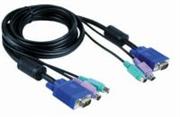 D-Link 5.0M PS/2 Cable Kit for PS/2 KVM Switch, Retail Box,